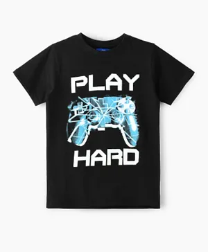 Jam Play Hard T-Shirt - Black