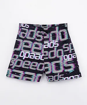 Speedo Printed Watershort - Black