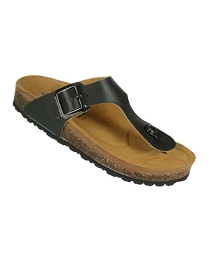Biochic Slim Thong Sandals 012-445 31830Q - Black