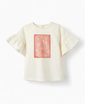 Zippy Belle Et Unique T-shirt - White