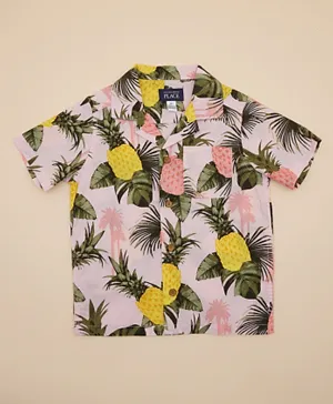 The Children's Place Pineapple Print Shirt - Pink