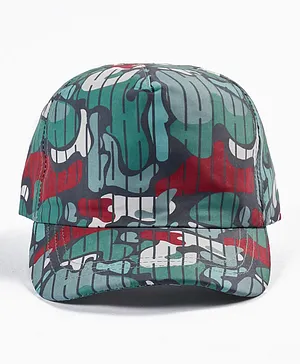 Zippy Camouflage Print Cap - Multicolor