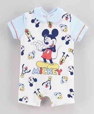 Disney Mickey Mouse Romper - Baby Blue