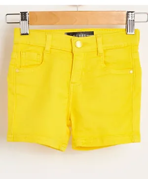 Guess Kids Bull Denim Shorts - Yellow