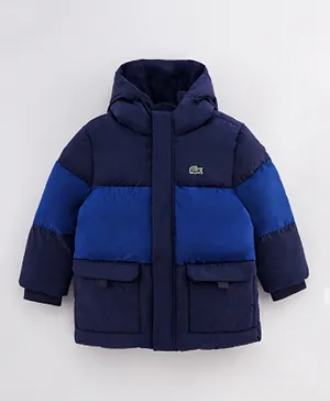 Lacoste Hooded Padded Jacket - Navy