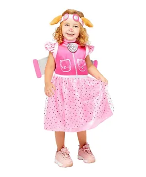 Party Centre Child Paw Patrol Skye Deluxe Costume - Pink