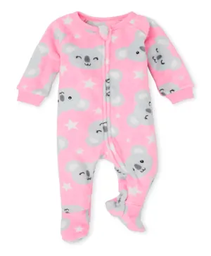 The Children's Place Koala Printed Sleepsuit - Pink