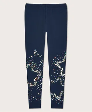 Monsoon Children Star Pants - Dark Blue