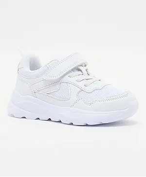 Hush Puppies Jayden Velcro Straps Shoes - White