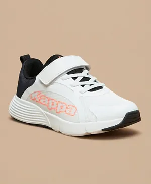Kappa Logo Print Sneakers - White