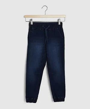 R&B Kids Pull On Denim Jeans - Blue