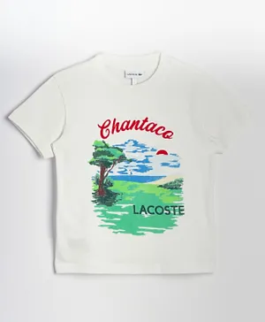 Lacoste Short Sleeves T-Shirt - White