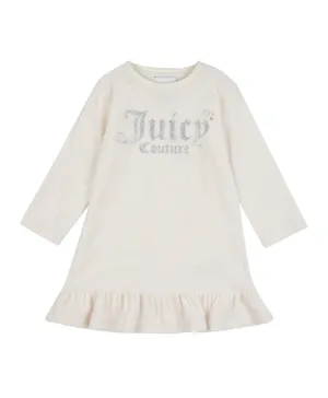 Juicy Coutute Frilled Dress - Off White