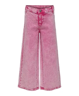 Only Kids Wide Jeans - Fuchsia Rose