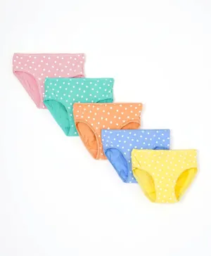 Minoti 5 Pack All Over Stats Panties - Multicolor