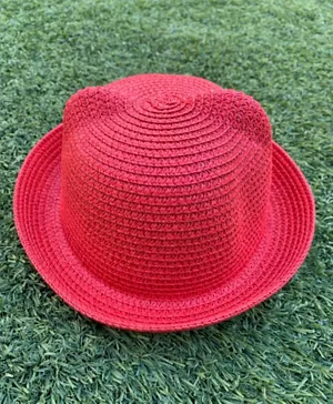 قبعة شاطئ ذا جيرل كاب - أحمر