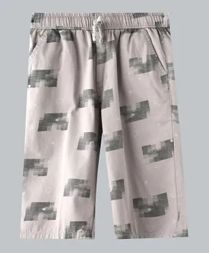 Nexgen Juniors All Over Print Shorts - Light Grey