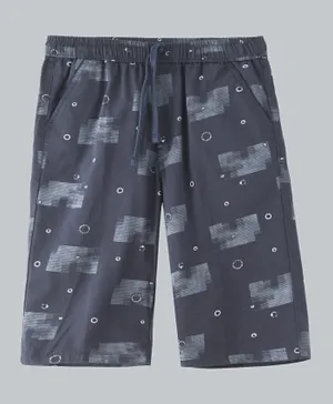 Nexgen Juniors All Over Print Shorts - Navy