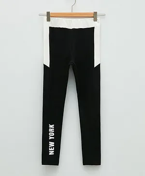 LC Waikiki New York Leggings - Black