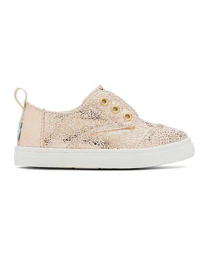 Toms Cordones Cupsole Shoes - Gold