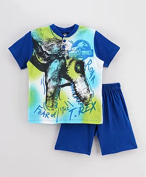Universal Jurassic Park Pajamas Set - Royal Blue