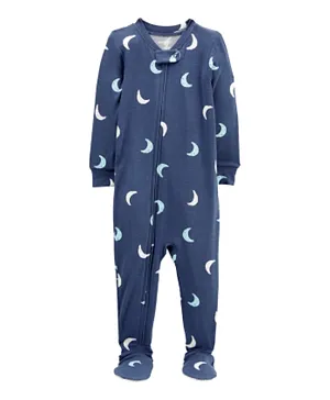 Carter's Moon PurelySoft Footie Pyjamas - Blue