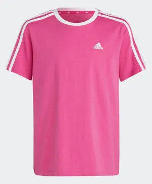adidas Essentials Short Sleeves Round Neck T-Shirt - Pink