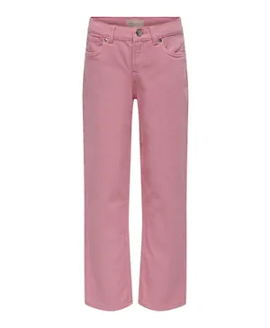Only Kids Wide Bottom Jeans - Pink