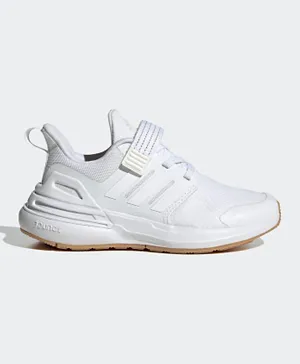 adidas RapidaSport Bounce Elastic Lace Top Strap Shoes - White