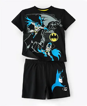Warner Brother Batman Tee with Shorts Set - Black