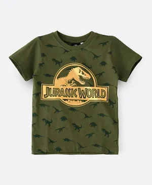 Universal Jurassic Park T-Shirt - Green