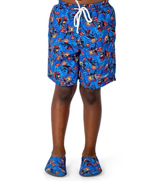 Coega Sunwear Superman Swim Shorts - Blue