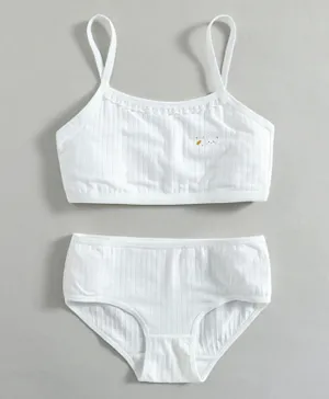 Lamar Kids Underwear Set - White