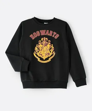 Warner Brother Hogwarts Sweatshirt - Black
