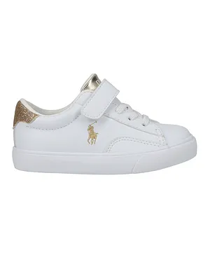 Polo Ralph Lauren Theron V PS Velcro Shoes - White