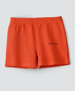 Among The Young Logo Shorts - Orange
