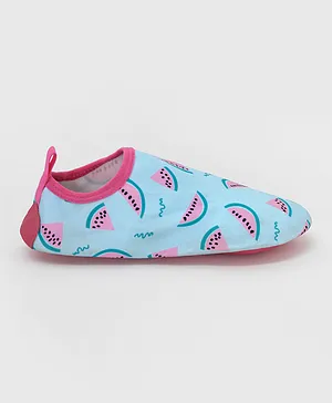 LC Waikiki Printed Mermaid Shoes - Purple