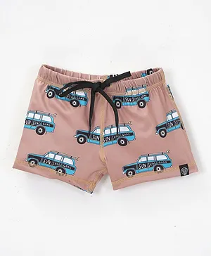Beach & Bandits Car Swim Shorts - Toasted Almond