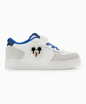 Zippy Mickey Mouse Light-Up Shoes - White