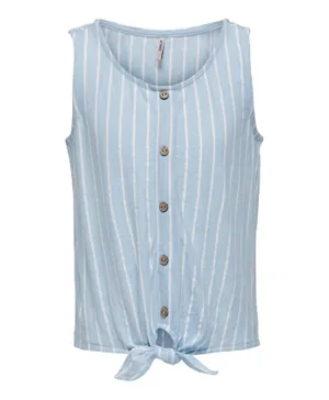 Only Kids Striped Top - Cashmere Blue