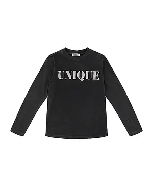 Little Pieces Unique Graphic T-Shirt - Black