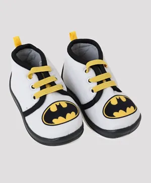 Batman Lace Up Shoes - White