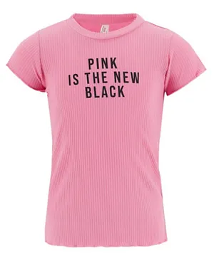 DeFacto Short Sleeve T-Shirt - Pink