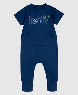 Levi’s Short Sleeves Coverall Romper - Blue