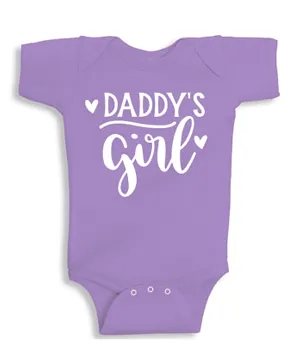 Twinkle Hands Daddy s Girl Bodysuit - Purple