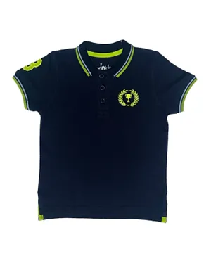 Twinkle Kids Embroidered Polo T-Shirt - Navy