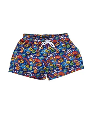 Slipstop All Over Printed Swim Shorts - Multi Color
