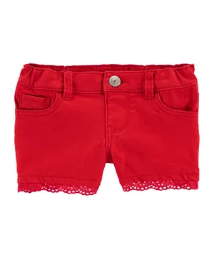OshKosh B'Gosh Stretch Twill Shorts - Red