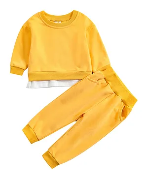Kids Tales Sweatshirt & Sweatpants Set - Yellow