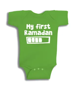 Twinkle Hands My First Ramadan Bodysuit - Green